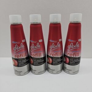 Glade Expressions FUJI APPLE & CARDAMOM SPICE Refill Kit 7 Ounces Lot of 4
